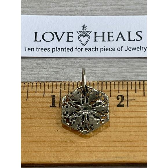 Love Heals French White Bronze Anne of Brittany Ermine, L'Hermine Charm LH44 - Picture 6 of 7